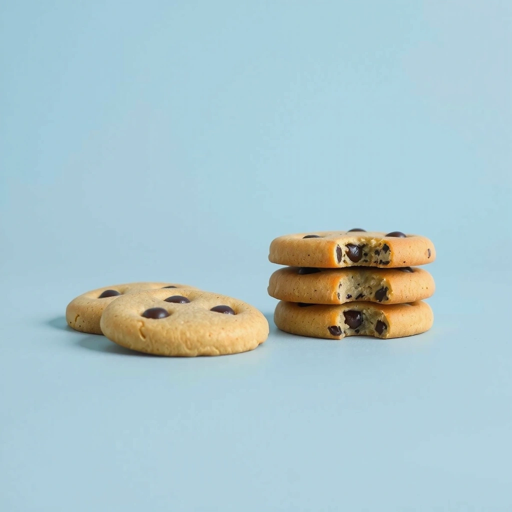 Cookie illustration showing digital privacy and web security