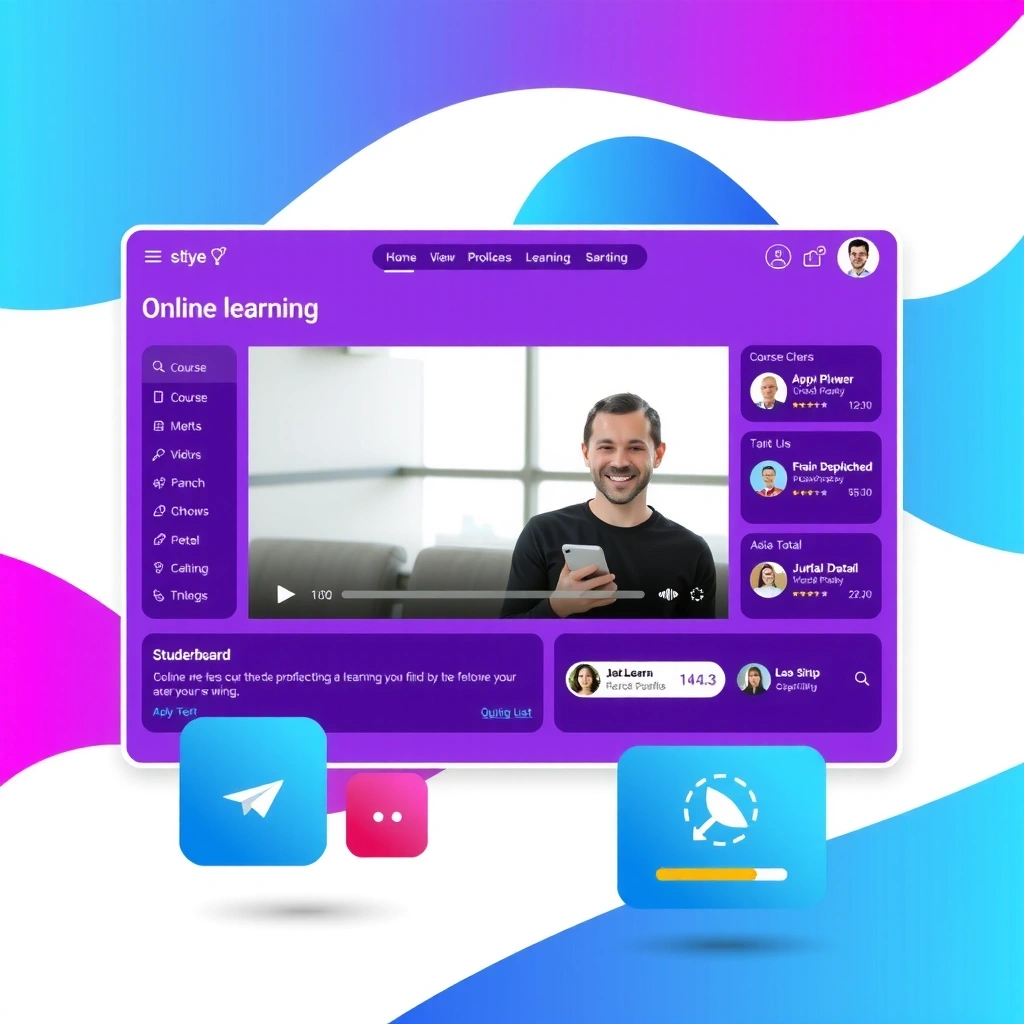 Online education platform design