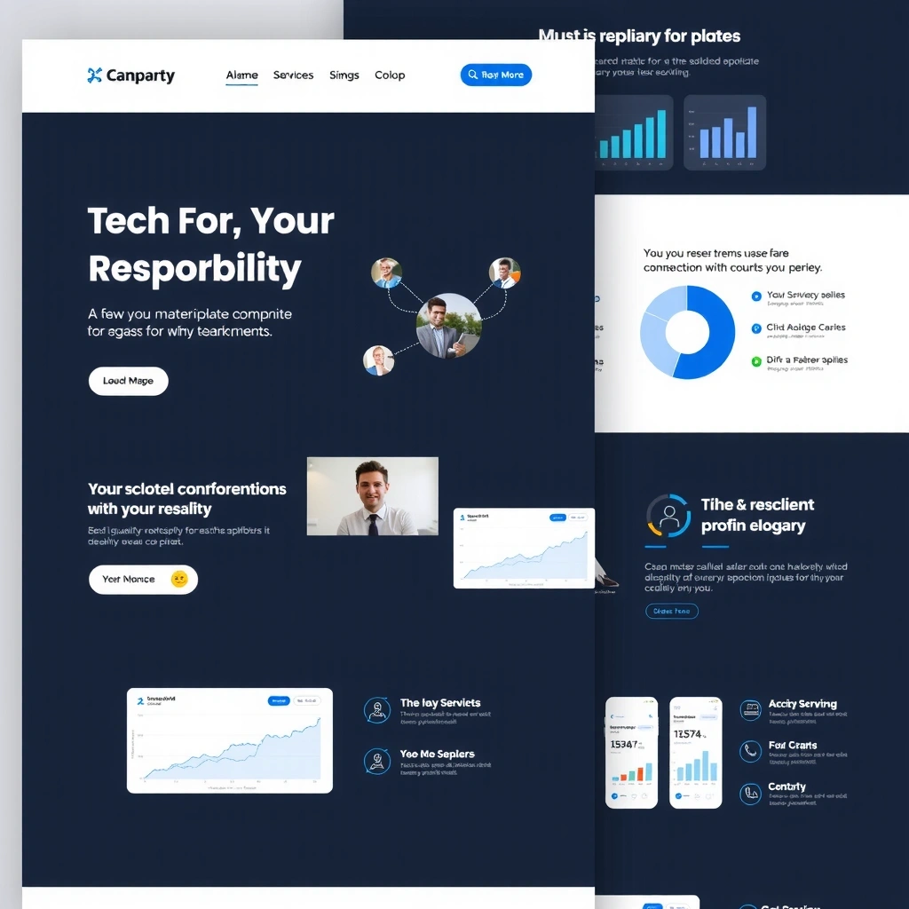 TechCorp Solutions website design